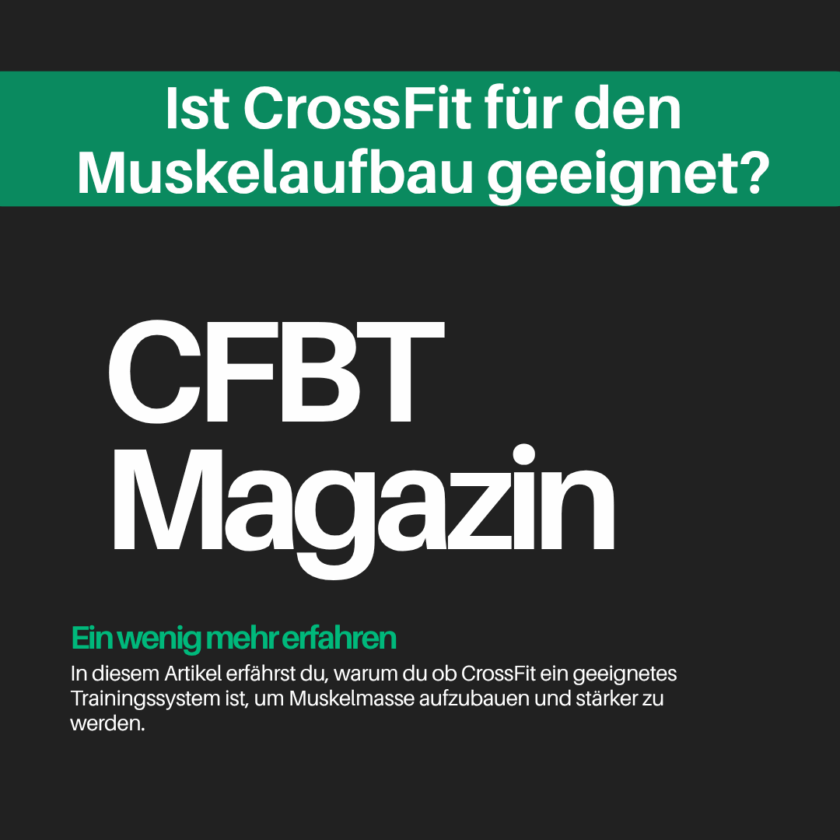 Ist CrossFit für den Muskelaufbau geeignet?
