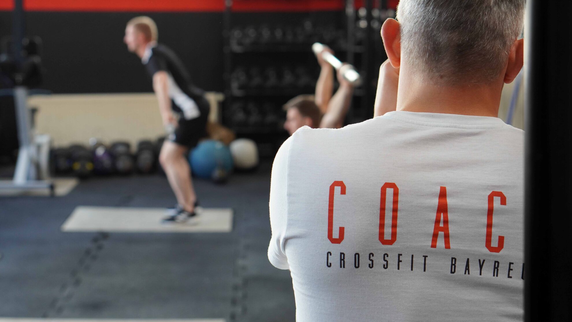 Trainer Chris beim Coaching